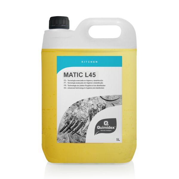 DETERGENTE MÁQUINA LOUÇA QUIMIDEX MATIC L45 5L