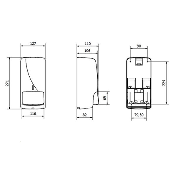 DOSIFICADOR DE JABÓN FUTURA